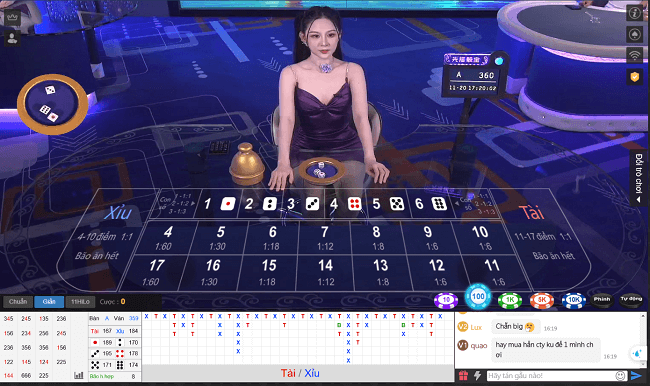 Dealer mở thưởng sicbo kubet